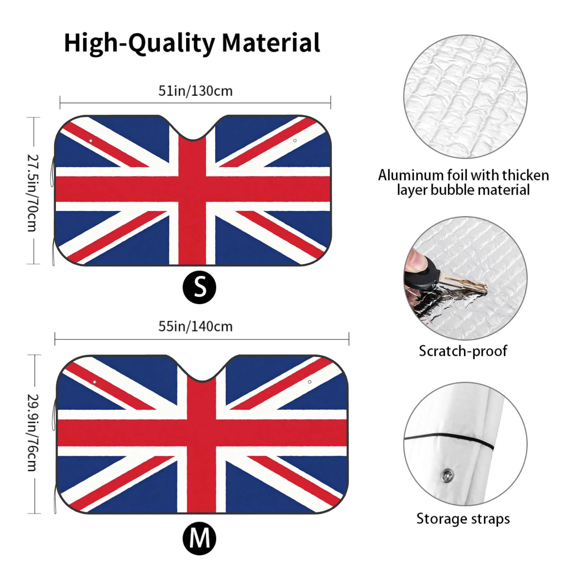 UK Flag Car Windshield Sun Sha - đánh giá và giá Windshield Sun Shade