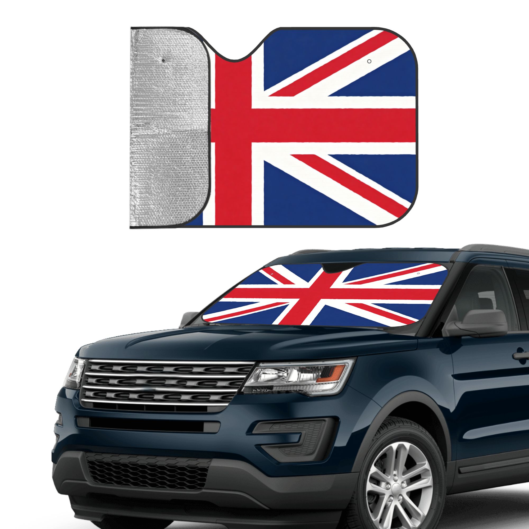 UK Flag Car Windshield Sun Sha - đánh giá và giá Windshield Sun Shade