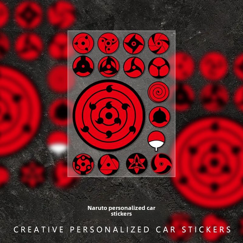 Sharingan Eye Die-cut Sticker  - đánh giá và giá Car Accessories Japanese